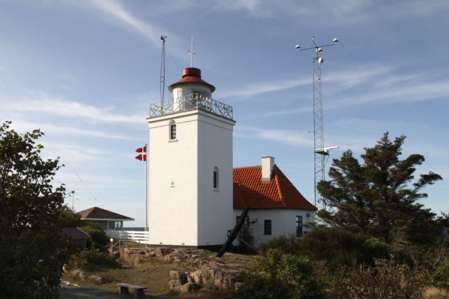 Hammerodde Fyr oder Lille Fyr, Baujahr 1895 an der Nordspitze Bornholms Hammerodde Fyr oder Lille Fyr, Baujahr 1895 an der Nordspitze Bornholms