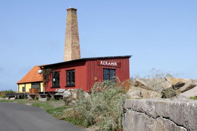 Keramik-Werkstatt in einer früheren Räucherei - Allinge auf Bornholm Keramik-Werkstatt in einer früheren Räucherei - Allinge auf Bornholm