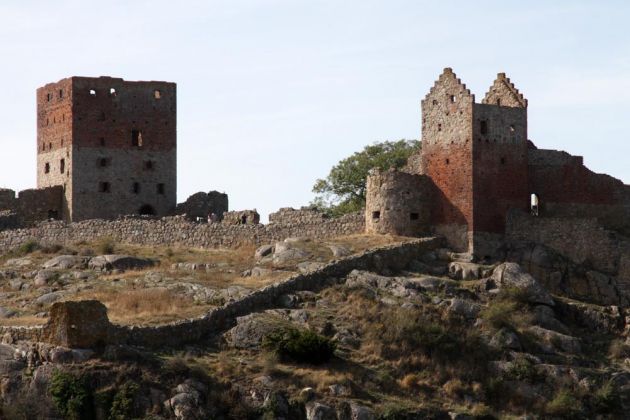 Die Burgruine Hammershus auf Bornholm Die Burgruine Hammershus auf Bornholm