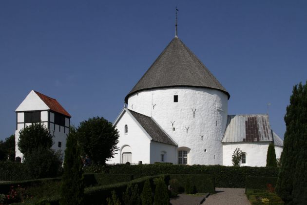 Die Rundkirche in Nyker - Bornholm, Dänemark