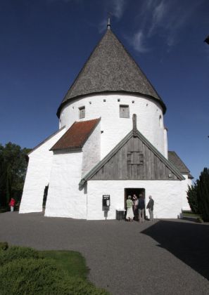 Die Rundkirche in Olsker - Bornholm, Dänemark