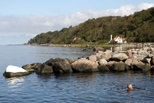 Die Ostseeküste zwischen Helligpeder und Teglkås auf Bornholm