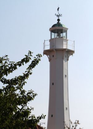 Der Leuchtturm Rønne Bagfyr des Baujahres 1880 - Bornholm, Dänemark
