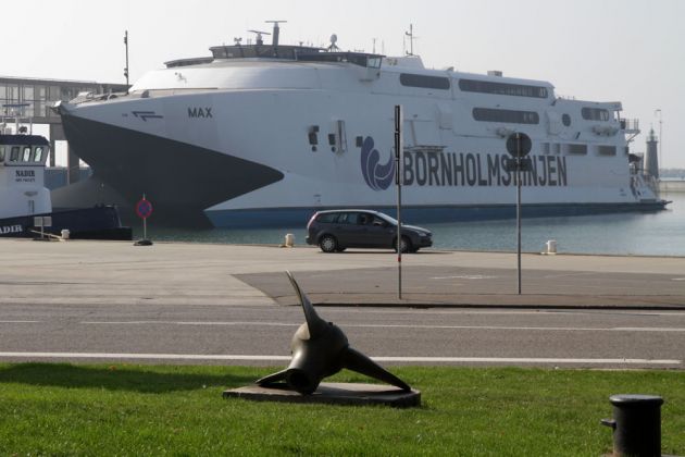 Max, die schnellste Fähre der Bornholmslinjen - 42 Knoten oder 78 kmh Max, die schnellste Fähre der Bornholmslinjen - 42 Knoten oder 78 kmh
