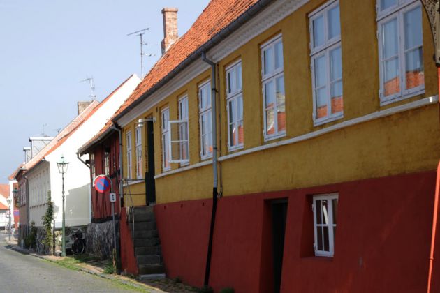 Ein Blick in die Grønnegade - Rønne, Bornholm