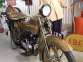 Eine Harley-Davidson Modell J des Baujahres 1919 im Automuseum Bornholm, Dänemark