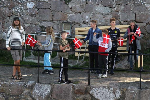 Ein freundlicher Empfang auf Christiansø Ein freundlicher Empfang auf Christiansø
