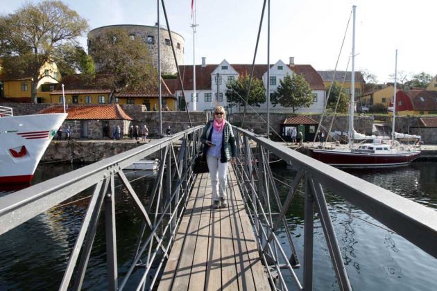 Die Brücke zwischen Christiansø und Frederiksø Die Brücke zwischen Christiansø und Frederiksø