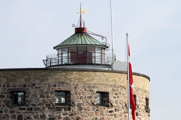 Christiansø, der Grosse Turm - das Christiansø Fyr des Baujahres 1805 Christiansø, der Grosse Turm - das Christiansø Fyr des Baujahres 1805
