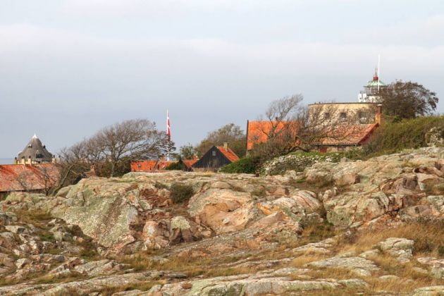 Granit-Felsen bestimmen die Landschaft auf Christiansø Granit-Felsen bestimmen die Landschaft auf Christiansø