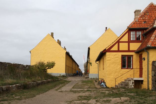 Der Ort Christiansø und die ehemaligen Kasernen Der Ort Christiansø und die ehemaligen Kasernen