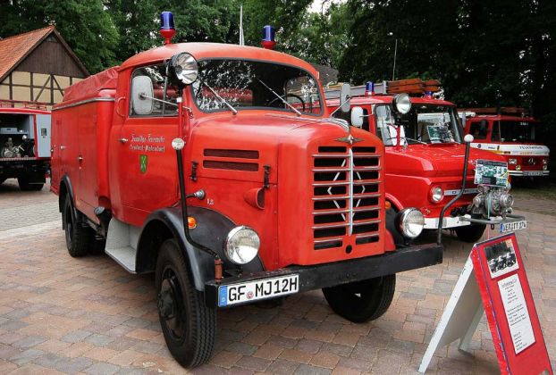 Borgward-Feuerwehr TLF 8 - Baujahr 1959 B 2000, 82 PS 6-Zylinder Borgward-Feuerwehr TLF 8 - Baujahr 1959 B 2000, 82 PS 6-Zylinder