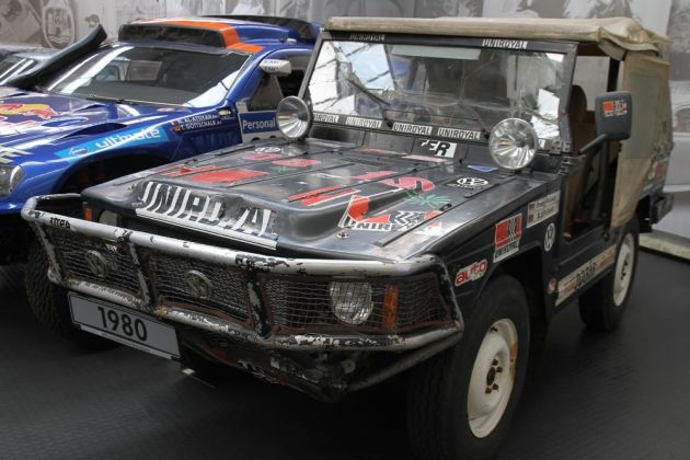 Volkswagen Iltis, Geländewagen - VW-Typ 183 - Baujahr 1980, Teilnahme-Fahrzeug an der Rallye Paris-Dakar