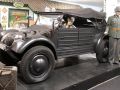 VW Kübelwagen Typ 82 der deutschen Wehrmacht, ein restaurierter Prototyp - Grundmann's VW-Sammlung, Hessisch Oldendorf