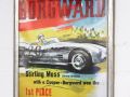 Zeitgenössisches Werbeplakat für Borgward-Automobile, das die Rennerfolge des Unternehmens besonders herausstellt
