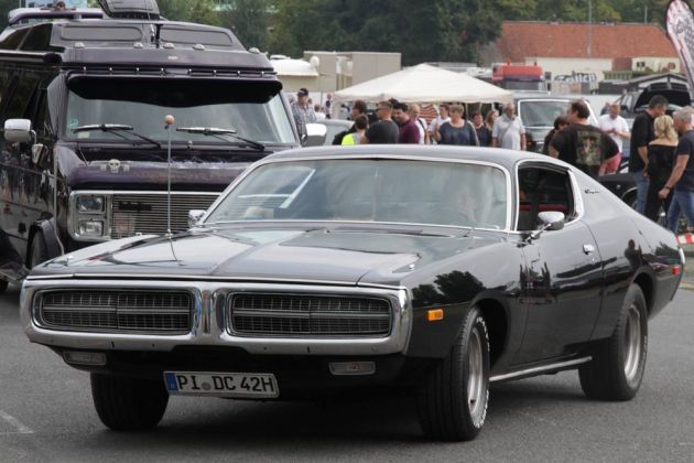 Ein Pontiac GTO  Judge des Jahrgangs 1968, von uns auf der Street Mag Show Hannover im August 2021 entdeckt