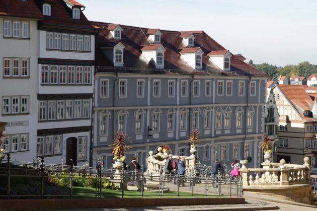 Gotha - der obere Teil der Wasserkunst am Schlossberg Gotha - der obere Teil der Wasserkunst am Schlossberg