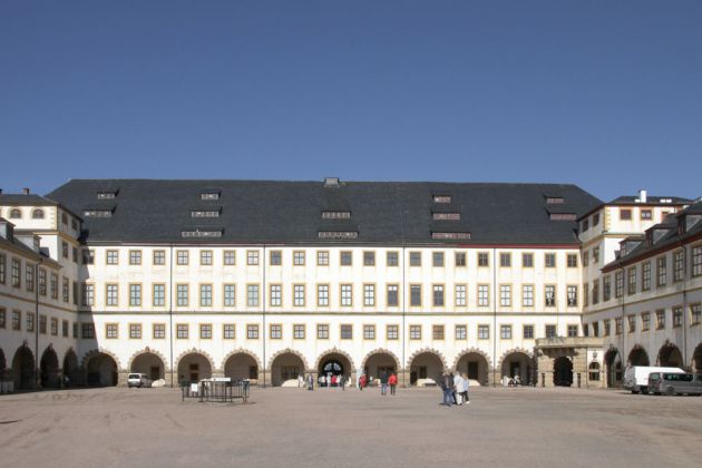 Gotha - der Schlosshof, Schloss Friedenstein Gotha - der Schlosshof, Schloss Friedenstein