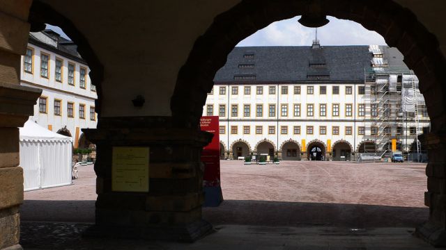 Gotha - der Schlosshof, Schloss Friedenstein Gotha - der Schlosshof, Schloss Friedenstein