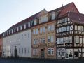 Historische Fassaden am Mühlhäuser Untermarkt... das Amtsgericht, das Tilesius-Haus und Thüringer Fachwerk-Idyll