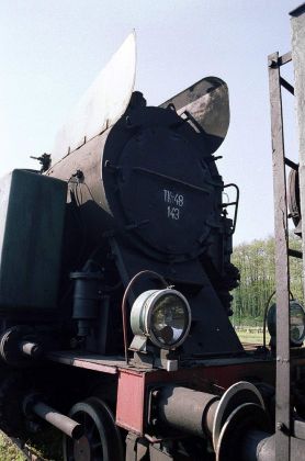Dampflok TKt 48-143 im Bahnbetriebswerk Wolsztyn