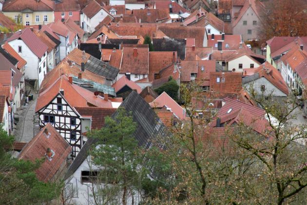 Treffurt im Werratal - historische Fachwerkhäuser in der Altstadt Treffurt im Werratal - historische Fachwerkhäuser in der Altstadt