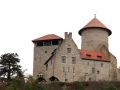 Treffurt an der Werra - die Burg Normannstein oberhalb der Stadt