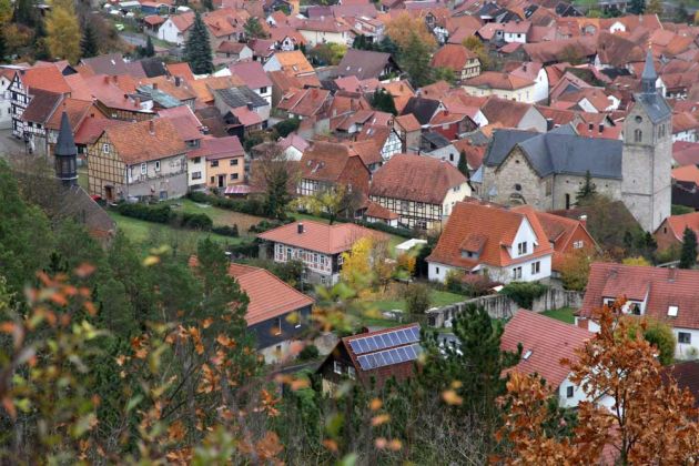 Treffurt im Werratal - historische Fachwerkhäuser in der Altstadt Treffurt im Werratal - historische Fachwerkhäuser in der Altstadt