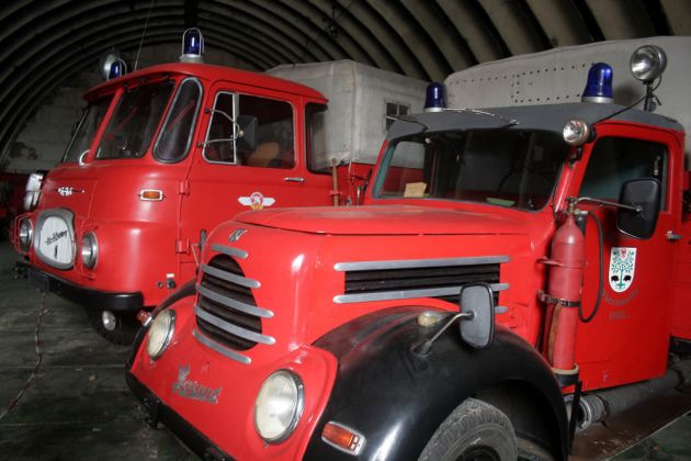 Feuerwehr Robur Garant 30k, Baujahre 1953 bis 1961 - Luftfahrtmuseum Finowfurt Feuerwehr Robur Garant 30k, Baujahre 1953 bis 1961 - Luftfahrtmuseum Finowfurt