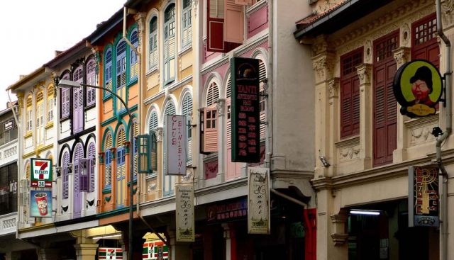 Singapur, Chinatown - in der Keong Saik Street Singapur, Chinatown - in der Keong Saik Street