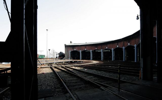 Sächsisches Eisenbahnmuseum Chemnitz-Hilbersdorf - Rundheizhaus und 20-Meter Drehscheibe Sächsisches Eisenbahnmuseum Chemnitz-Hilbersdorf - Rundheizhaus und 20-Meter Drehscheibe
