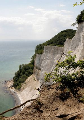 Møns Klint - die Kreidefelsen Møns von oben gesehen Møns Klint - die Kreidefelsen Møns von oben gesehen