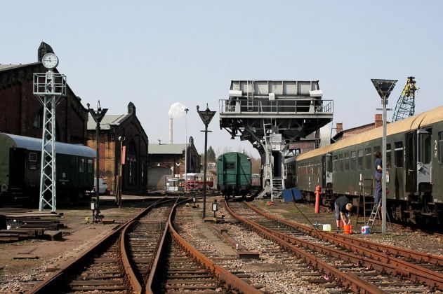 Sächsisches Eisenbahnmuseum Chemnitz-Hilbersdorf - der Kohlehochbunker Sächsisches Eisenbahnmuseum Chemnitz-Hilbersdorf - der Kohlehochbunker