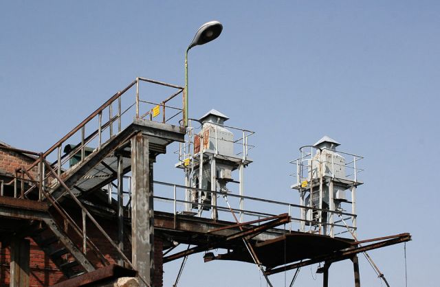 Sächsisches Eisenbahnmuseum Chemnitz-Hilbersdorf - die Besandungsanlage