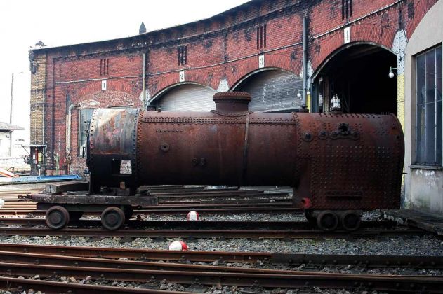 Sächsisches Eisenbahnmuseum Chemnitz-Hilbersdorf - ein Dampflok-Kessel Sächsisches Eisenbahnmuseum Chemnitz-Hilbersdorf - ein Dampflok-Kessel