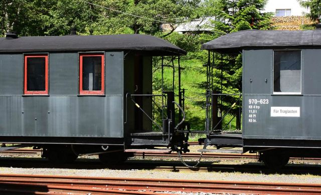 Das Sächsische Schmalspurbahn-Museum Rittersgrün - historische Personenwagen Das Sächsische Schmalspurbahn-Museum Rittersgrün - historische Personenwagen
