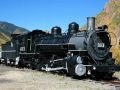 Baldwin Locomotive No. 493, Baujahr 1902 - Durango &amp; Silverton Narrow Gauge Railroad Museum - Silverton, Colorado