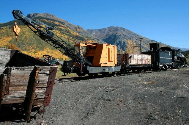 Freight Yard - Durango & Silverton Narrow Gauge Railroad Museum - Silverton, Colorado Freight Yard - Durango & Silverton Narrow Gauge Railroad Museum - Silverton, Colorado