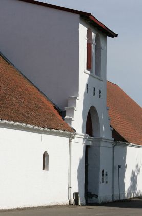 Gut Klintholm, das Eingangstor von Klintholm God - Høje Møn im Osten der Ferieninsel Møn