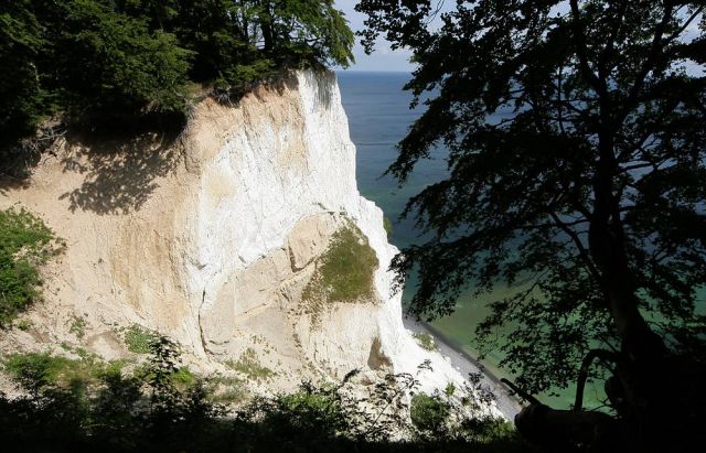 Møns Klint - die Kreidefelsen Møns von oben gesehen Møns Klint - die Kreidefelsen Møns von oben gesehen