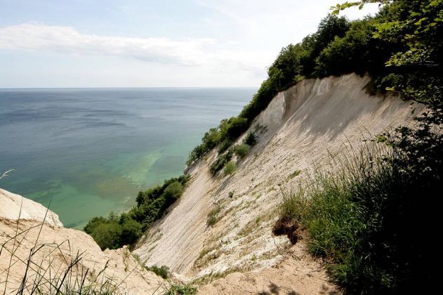 Møns Klint - die Kreidefelsen Møns von oben gesehen Møns Klint - die Kreidefelsen Møns von oben gesehen