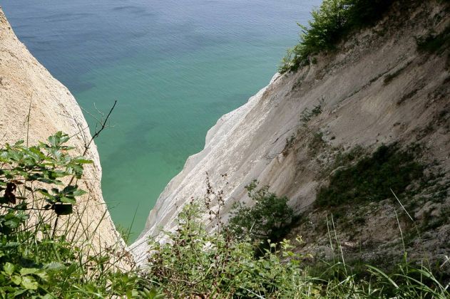 Møns Klint - die Kreidefelsen Møns von oben gesehen Møns Klint - die Kreidefelsen Møns von oben gesehen