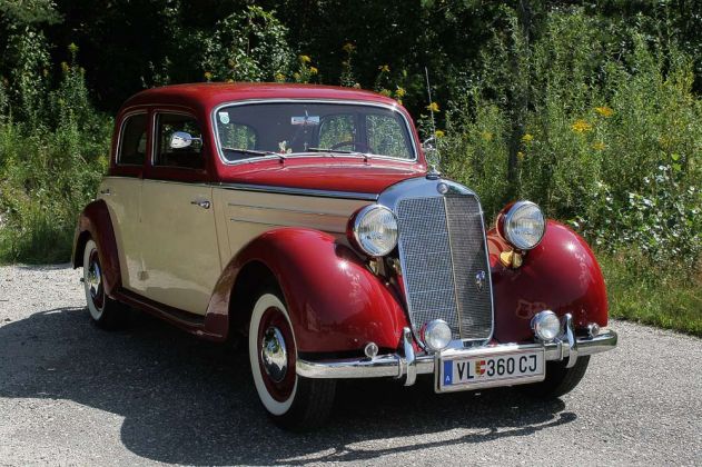 Mercedes Benz 170 S, viertürige Limousine - Baujahre 1949 bis 1952, Baureihe W 136 IV Mercedes Benz 170 S, viertürige Limousine - Baujahre 1949 bis 1952, Baureihe W 136 IV