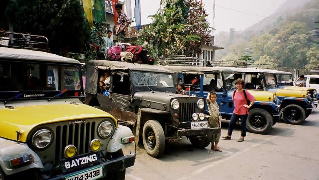 Nayabazar in Sikkim, Jeepstand