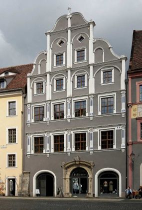 Hausfassaden an der Nordseite des Untermarktes - Görlitz