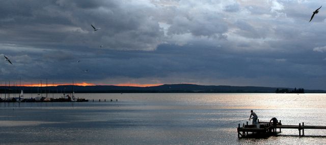 Steinhuder Meer - an der Brücke zur Steinhuder Badeinsel Steinhuder Meer - an der Brücke zur Steinhuder Badeinsel
