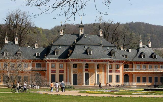 Bergpalais - Schloss Pillnitz im Süden Dresdens