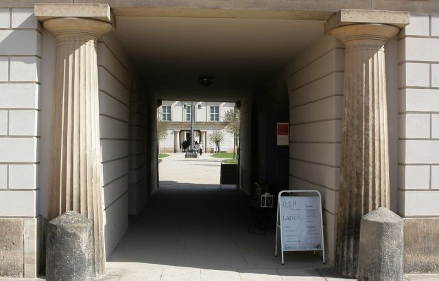 Das Neue Palais, Detaiansicht - Schloss Pillnitz bei Dresden Das Neue Palais, Detaiansicht - Schloss Pillnitz bei Dresden