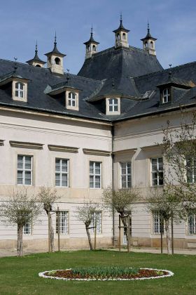 Das Neue Palais, Detaiansicht - Schloss Pillnitz bei Dresden Das Neue Palais, Detaiansicht - Schloss Pillnitz bei Dresden