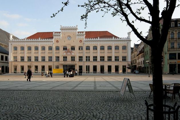 Städtereise Zwickau, Zwickaus Rathaus am Hauptmarkt Städtereise Zwickau, Zwickaus Rathaus am Hauptmarkt